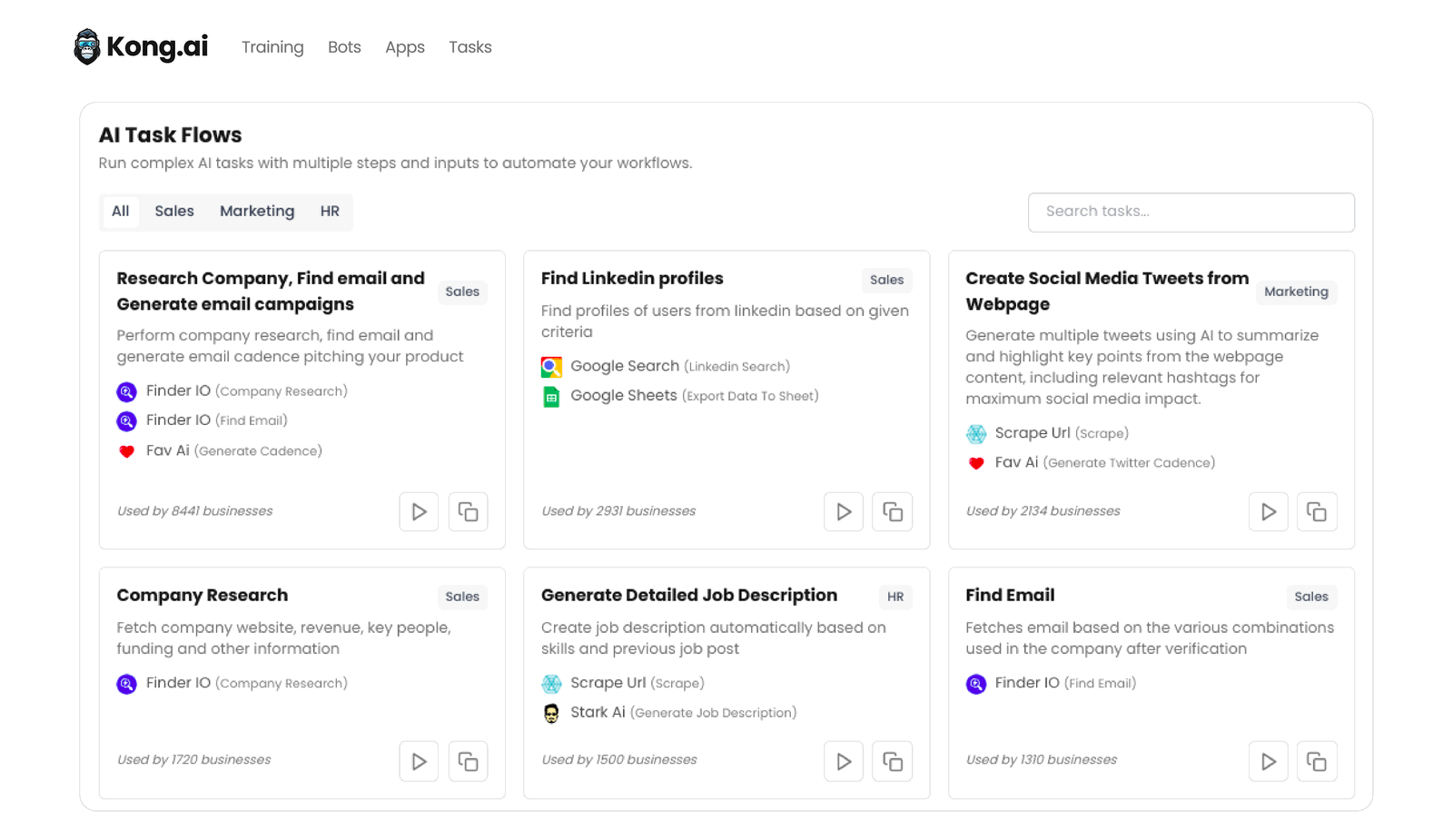 AI Task Flows